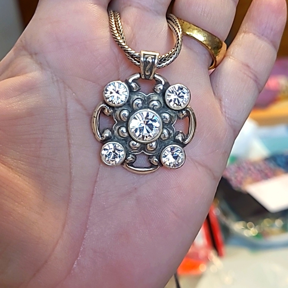 Brighton Medallion Cord Necklace Stunning